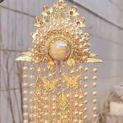 一朵锦鲤花国风手作